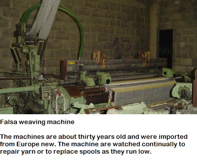 Traditional Mexican Blanket Manufacturing Machings